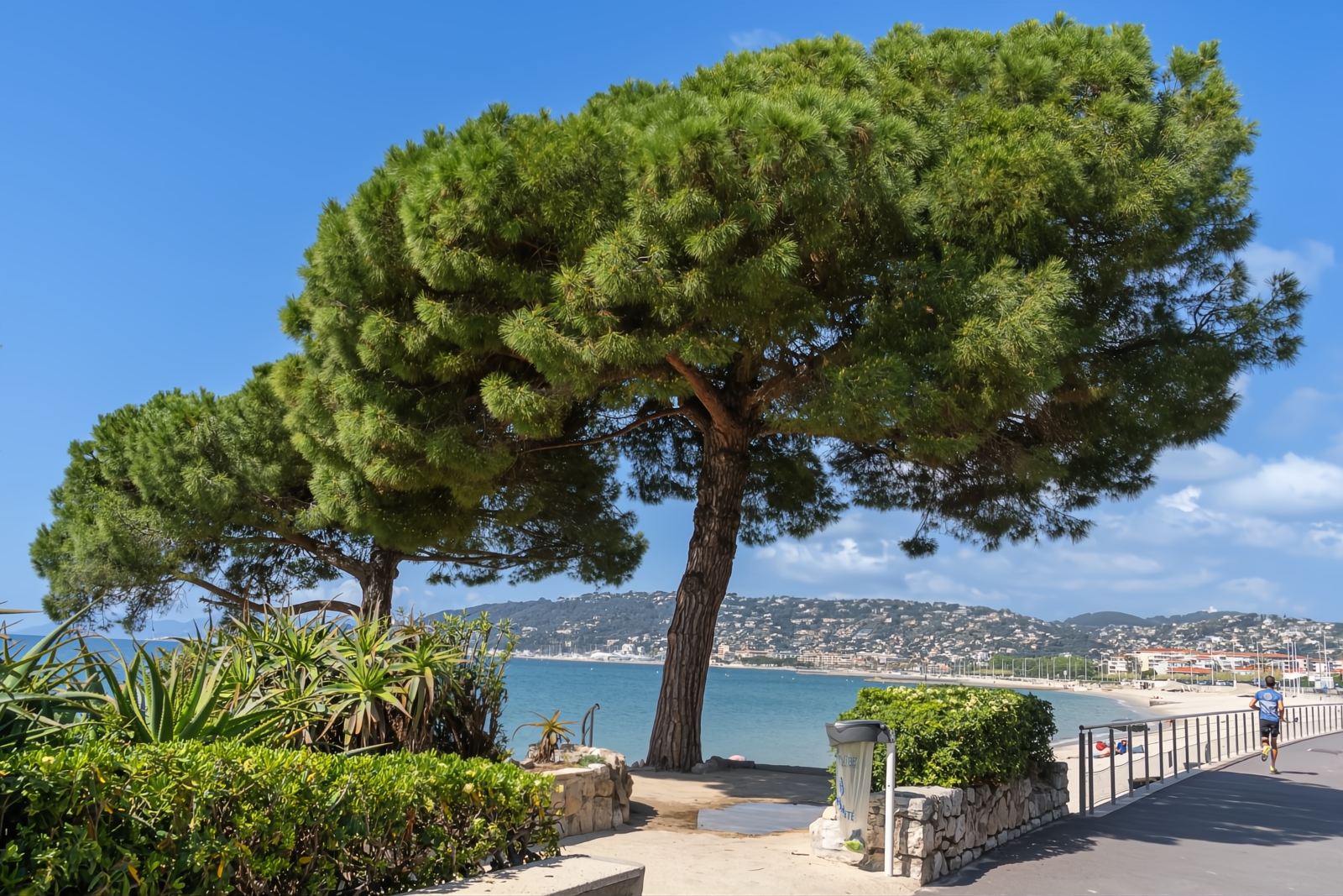 La plage de Juan-les-Pins